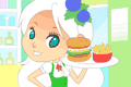 cute waitress game