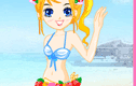doll beach dress up game