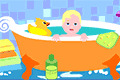 give the baby a bath game