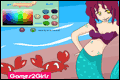 mermaid coloring game