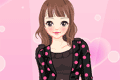 pink glitter dress up game