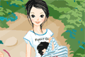 summer street dress up game